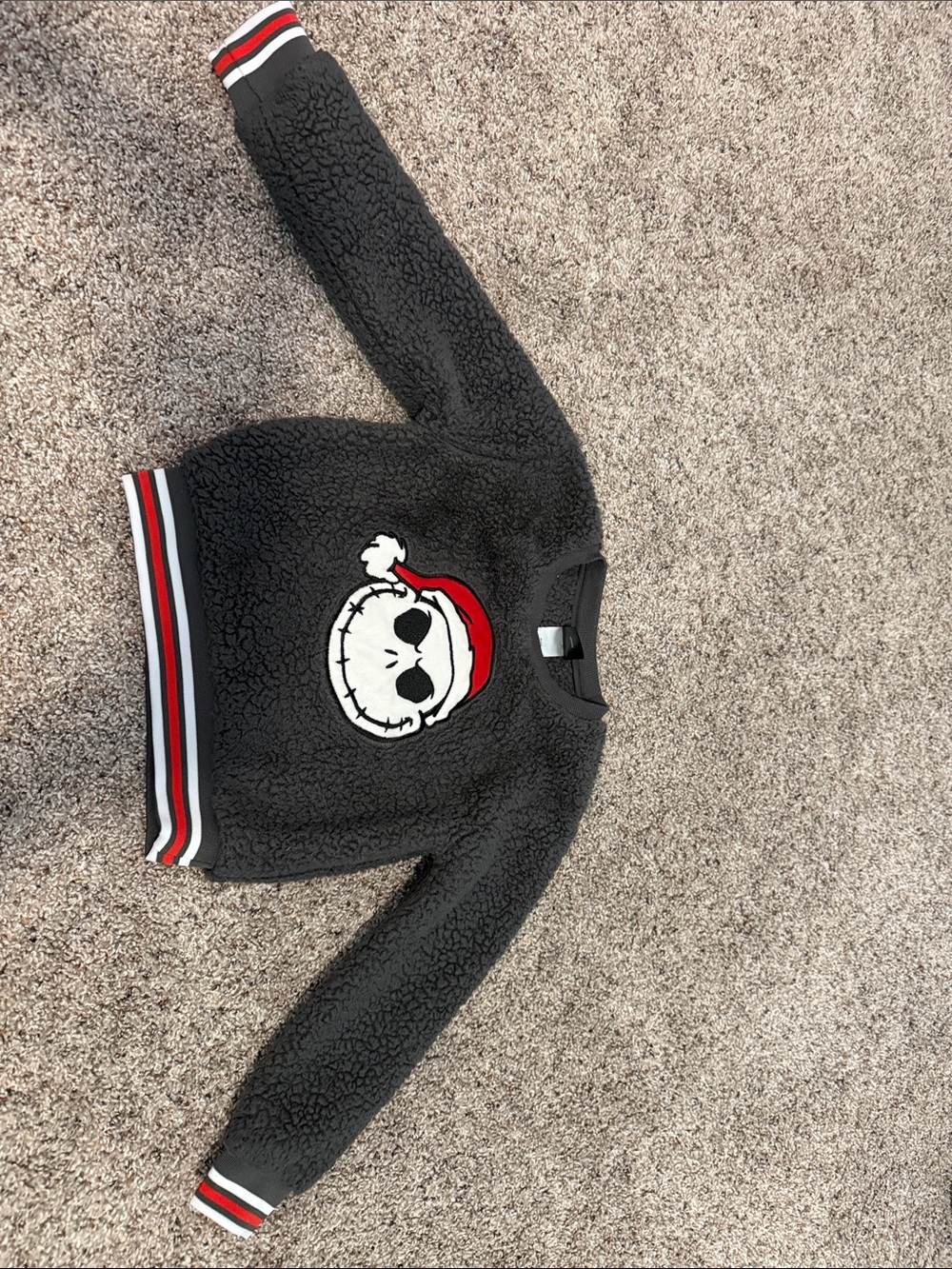 3T Nightmare before Christmas Sherpa sweatshirt